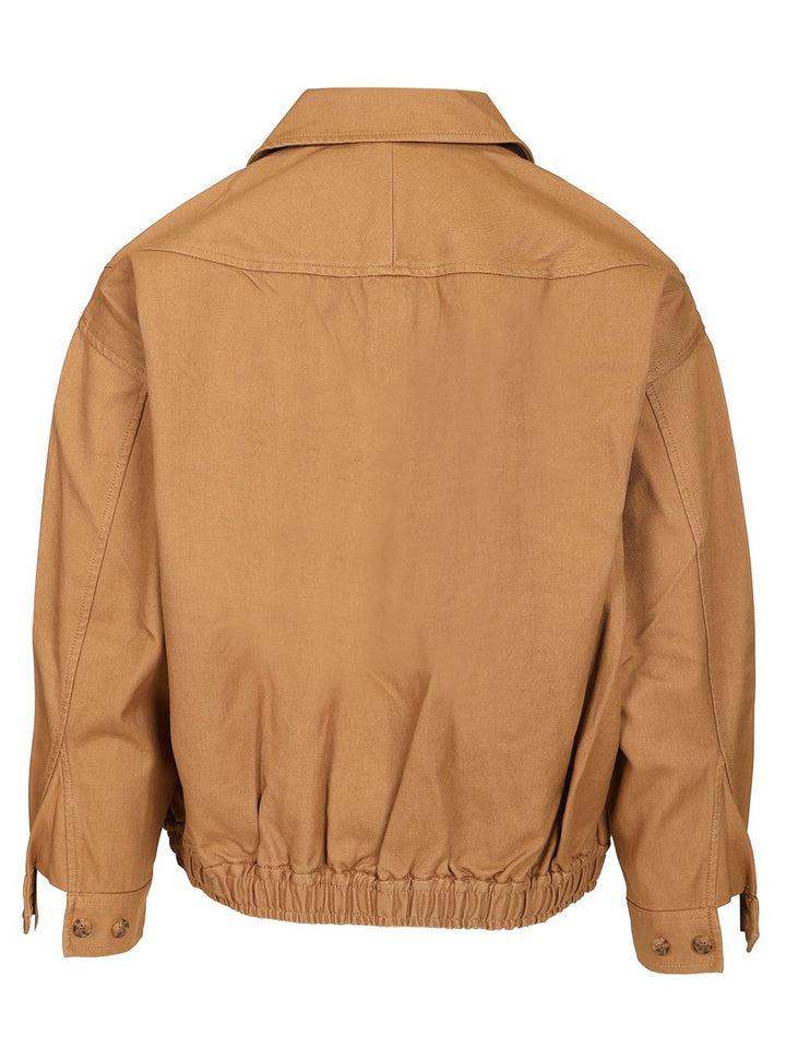 Polo Ralph Lauren Oversized Cotton Windbreaker Jackets - Brown | d7523605b2fc4e1f0bee0be242be9114790b176b
