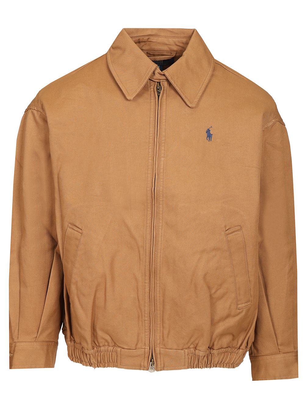 Polo Ralph Lauren Oversized Cotton Windbreaker Jackets - Brown | c6e9bb4a416b4a372e3172bdef7a035e1c72743d