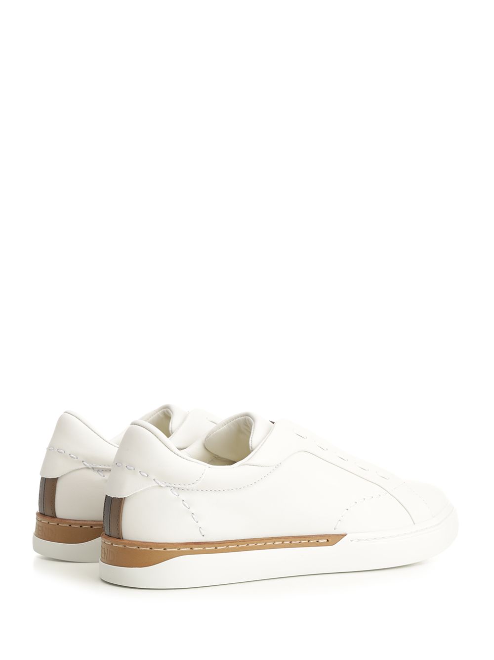 Fendi Fendi City Slip-On Sneaker Sneakers - White | 143a3286fc39ef8deac166218689f955e3701723