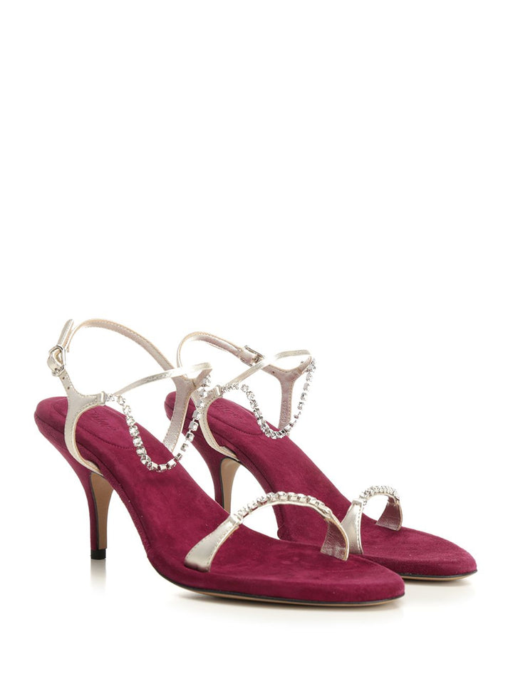 Chloe' Zia Jeweled Sandal Sandals - Violet | 6708b411483aebb3b82aeb5a5463f755d4be73af