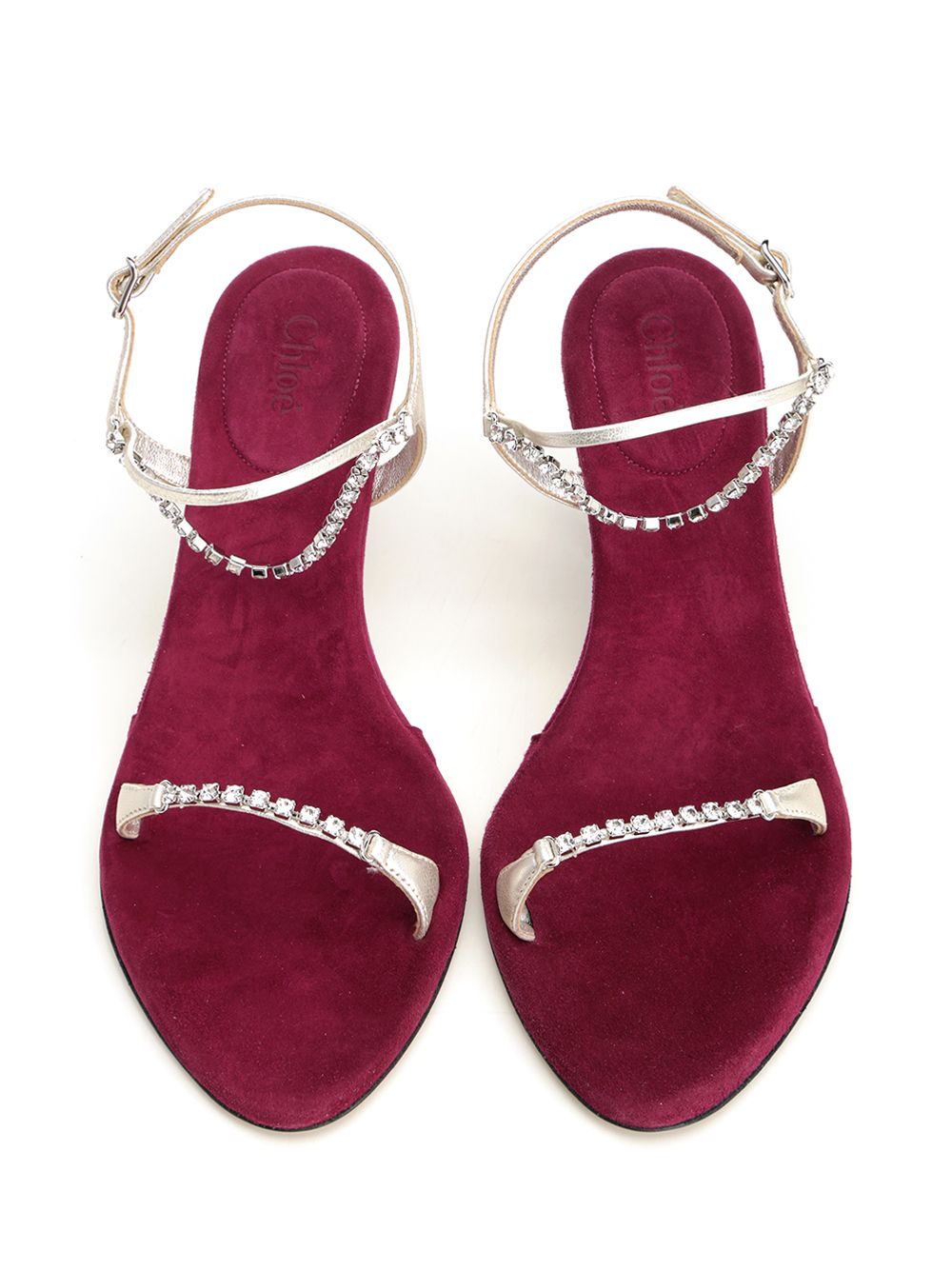 Chloe' Zia Jeweled Sandal Sandals - Violet | 1b902243891419b3aafd4870d5028f131bae1622