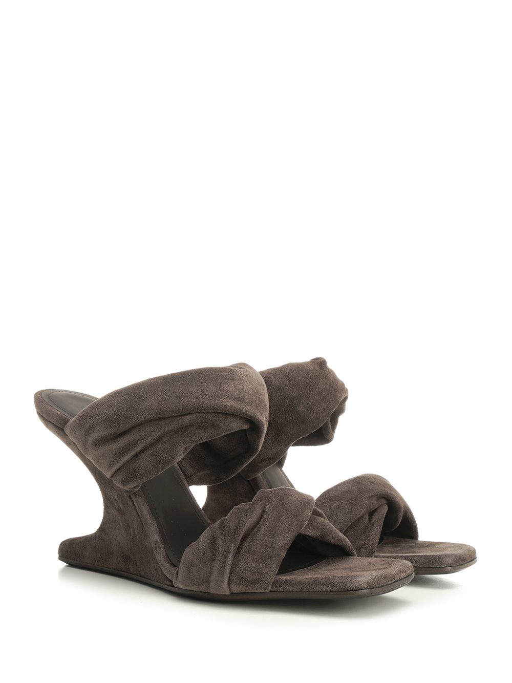 Rick Owens Cantilever 6 Twisted Sandals - Brown | c3848188a0d951af8d8656465327d941017c7706