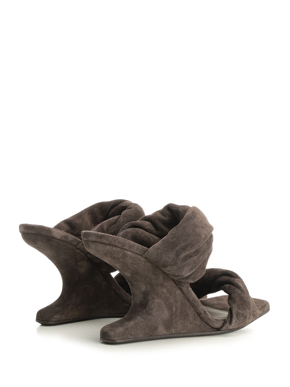 Rick Owens Cantilever 6 Twisted Sandals - Brown | 3da0705d2703b006ec57e8a16061e14f88eb3021