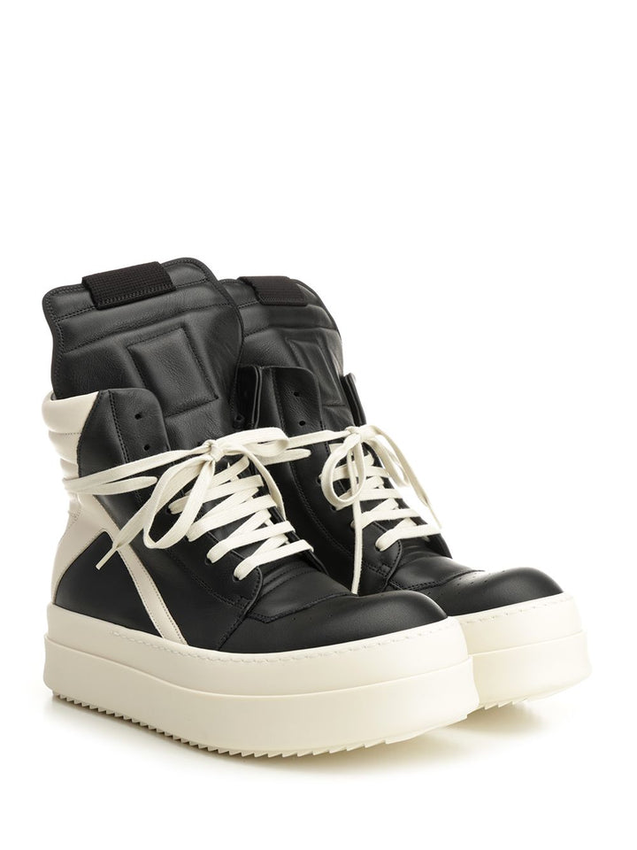 Rick Owens Mega Bumper Geobasket Sneakers - Black | d01f55bd403e709057f2726497015ef9540c9880