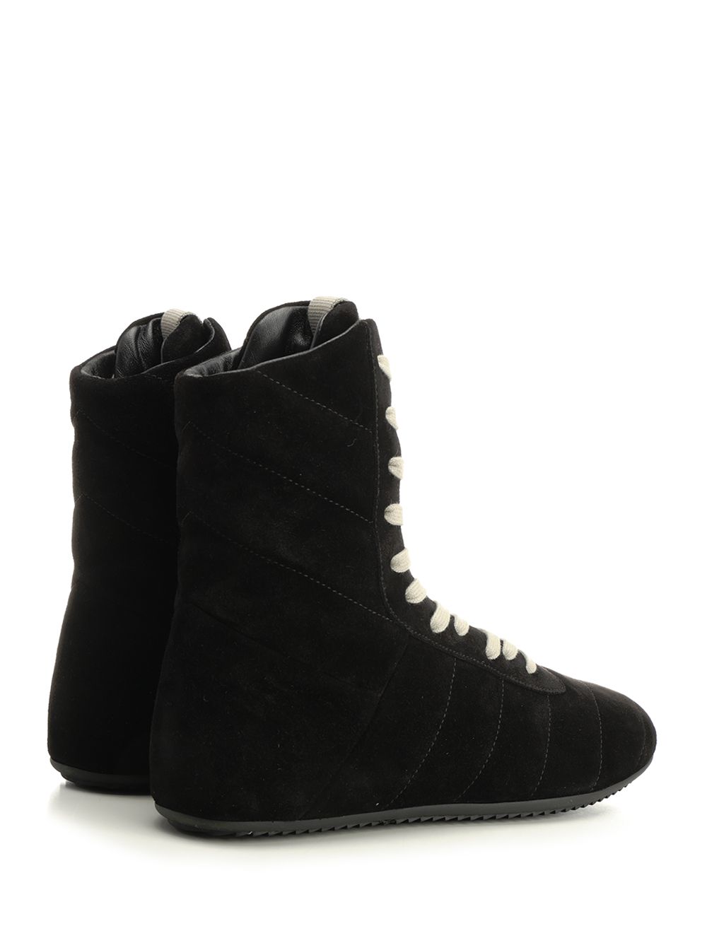Rick Owens Quilted Minimalist High Sneakers - Black | 58f01f2bdff443776970379a45e65a2b22b13c8d
