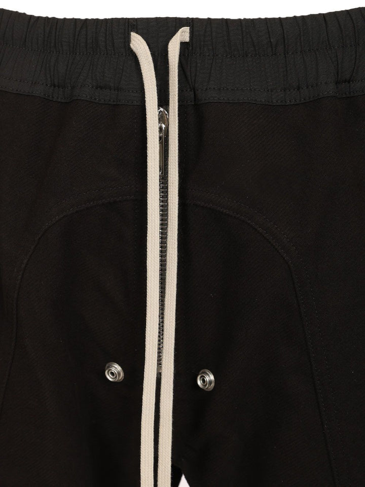 Rick Owens Heizer Cargo Trousers - Black | 1350b6154f4344cc6caea1a50f6a15eb76674a4a