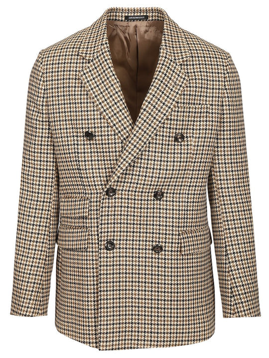 Double-Breasted Jacket Jackets Multicolor