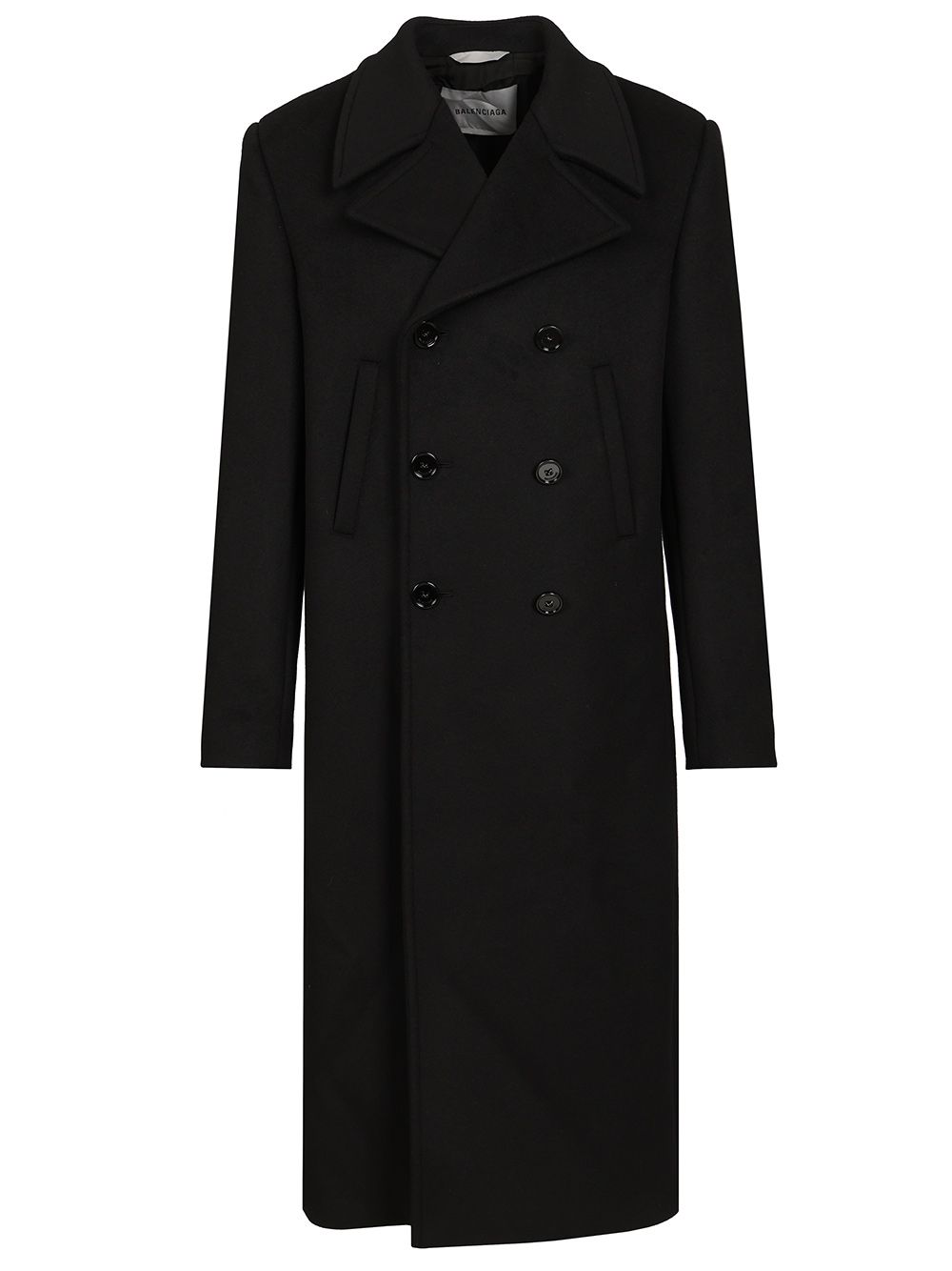 Balenciaga Long Coat Coats - Black | fe6622ef04b2794caed79fc5e29849acf97e8fdf