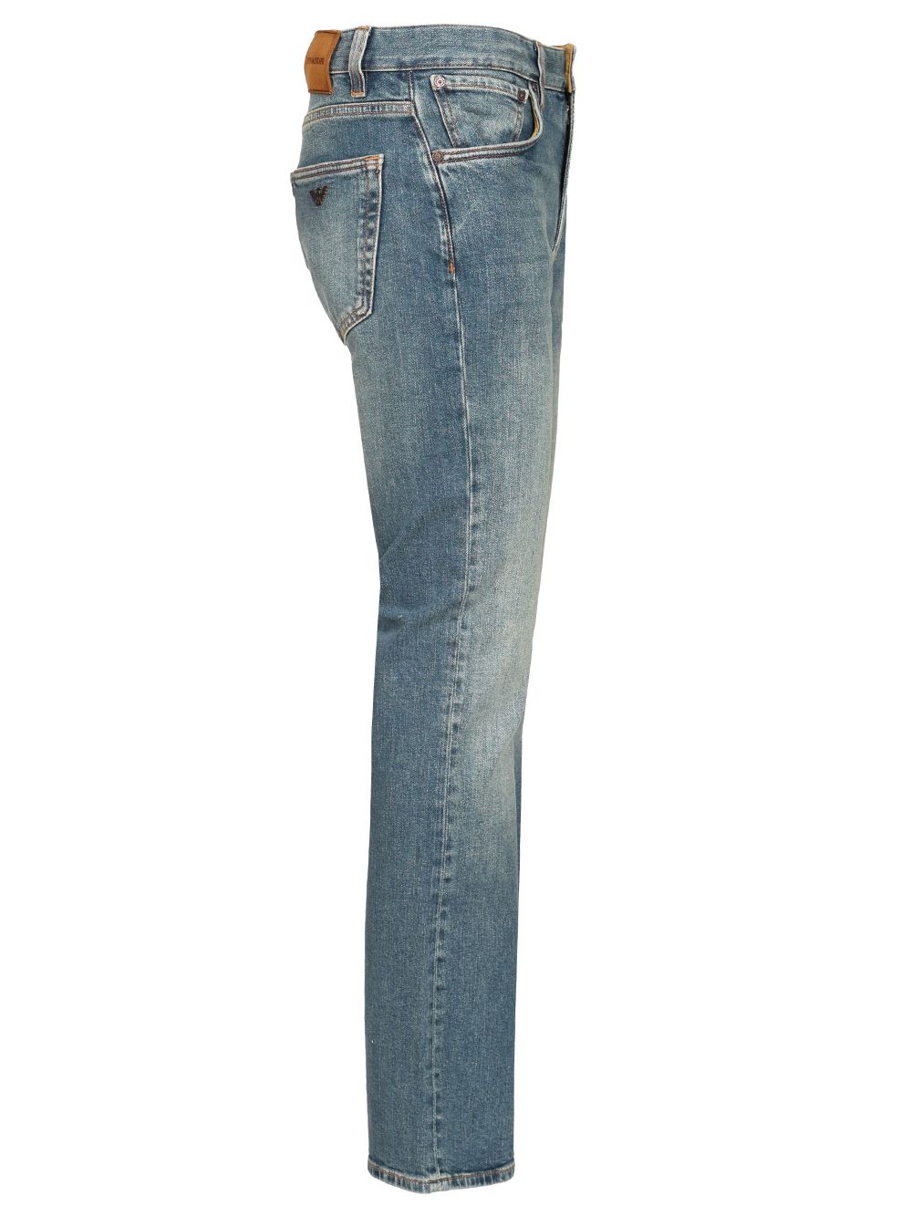Emporio Armani Straight Leg Jeans - Blue | ba3cd4ef585a2b992cfdfd6bb60c9819f3bc18cd