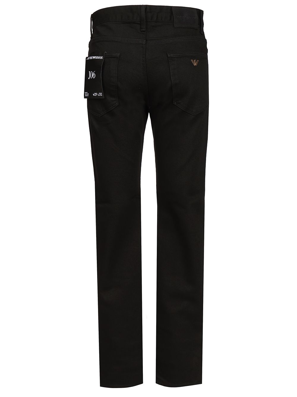 Emporio Armani Straight Leg Jeans - Black | f6bdf4f57d0dda2b974ab3e5039d55b093c7fea1