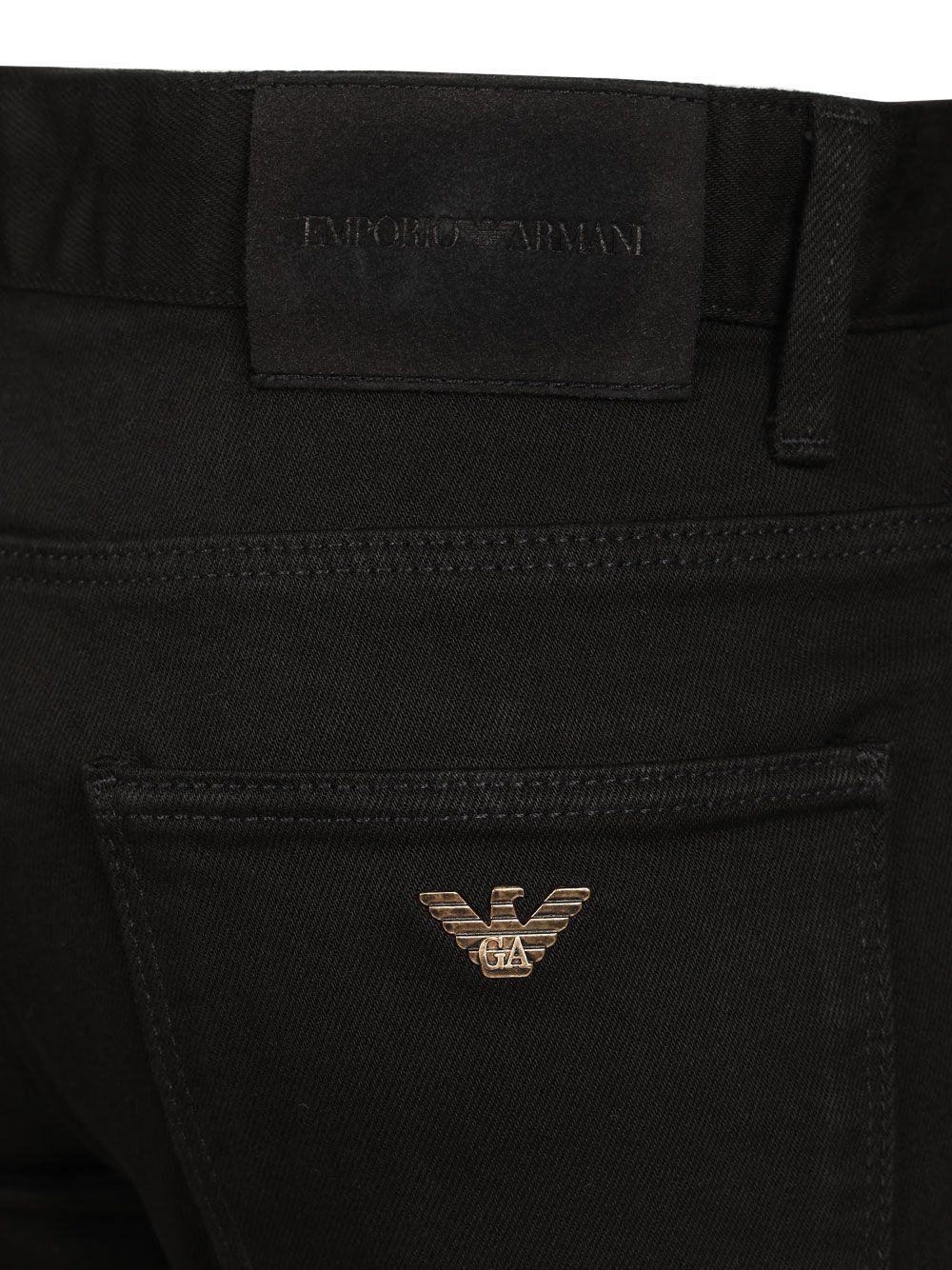 Emporio Armani Straight Leg Jeans - Black | 3f40ea83c2fcbdd5854cf867517d02ac8de4765a