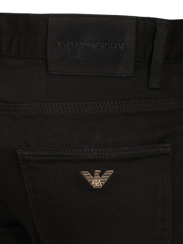 Emporio Armani Straight Leg Jeans - Black | 3f40ea83c2fcbdd5854cf867517d02ac8de4765a