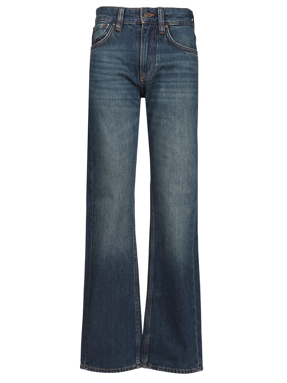 Emporio Armani Straight Leg Jeans - Blue | c14f84948f66086678cffc976cd7b27ac92eb1b3