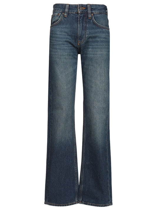 Straight Leg Jeans Blue