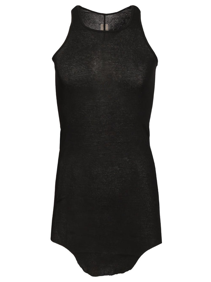 Rick Owens Basic Mini Rib Jersey Tank T-Shirt - Black | 7b888e9dcf7d2ae5c26b841c25170eaa87147ed7