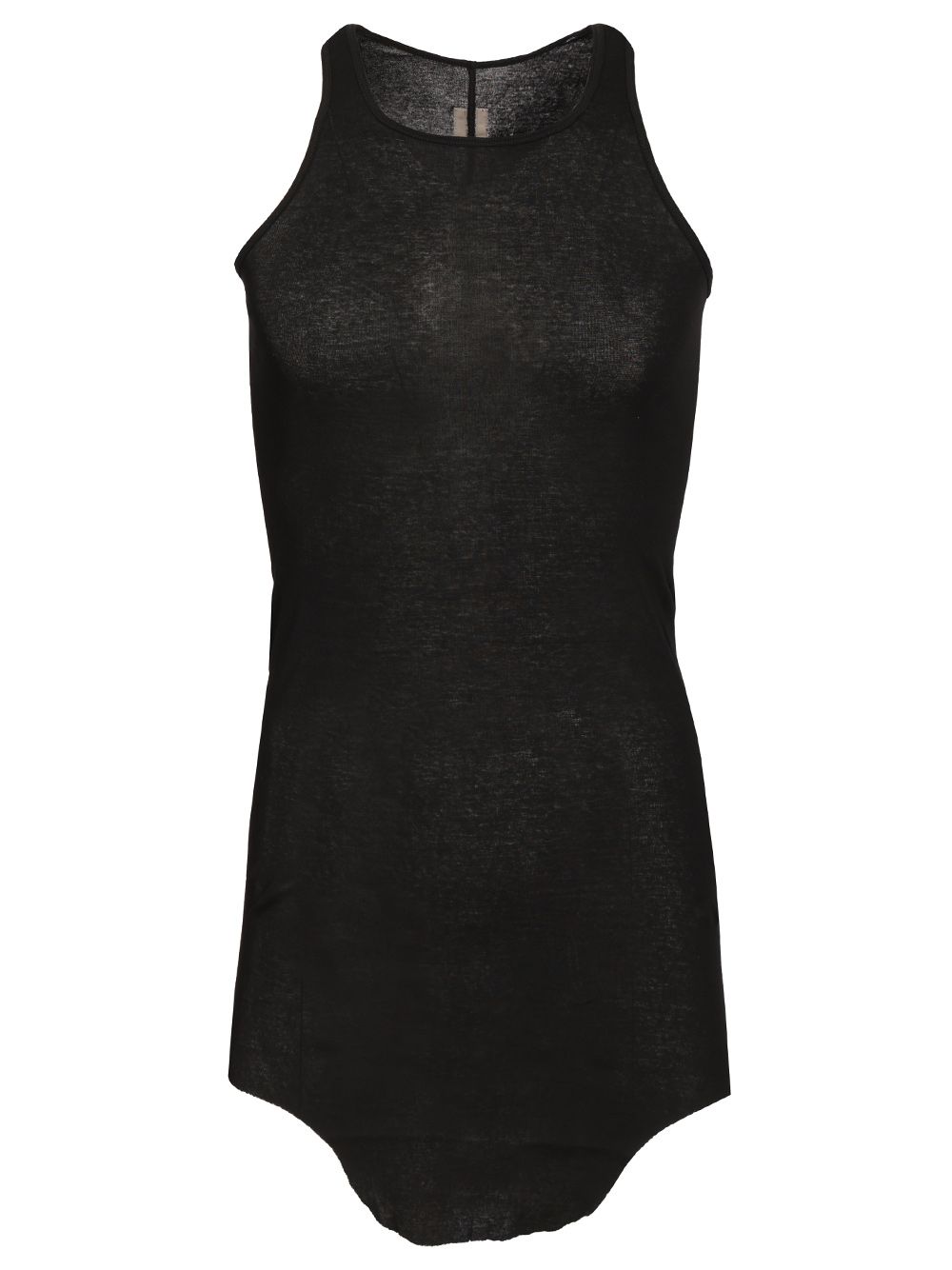 Rick Owens Ribbed Tank Top T-Shirt - Black | 7b888e9dcf7d2ae5c26b841c25170eaa87147ed7