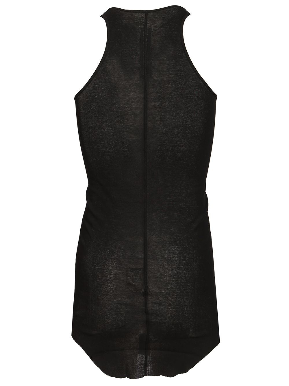 Rick Owens Ribbed Tank Top T-Shirt - Black | 5764c0d88cd0ce35f9dc8f558c597110c4ca3142