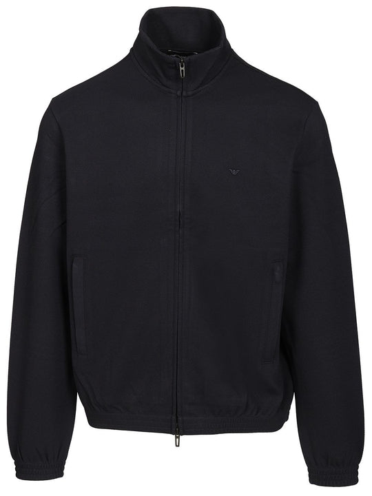 Zip-Up Sweatshirt Sweatshirts Blue