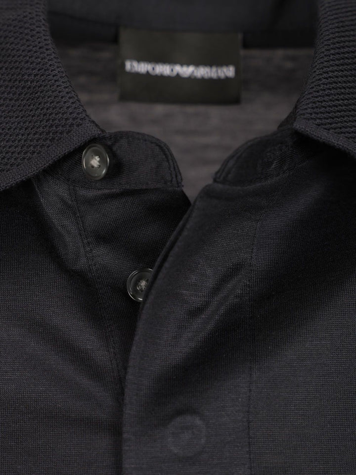 Emporio Armani Polo L/S Polo shirt - Blue | 565a56b0e5800b215b9a4f697910cd8edaae8221