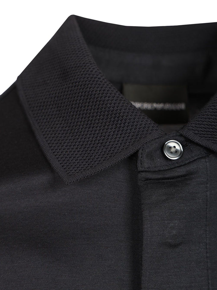 Emporio Armani Polo L/S Polo shirt - Blue | 7464c2a0564edfdfeb77a58a639a4b2f458970c7