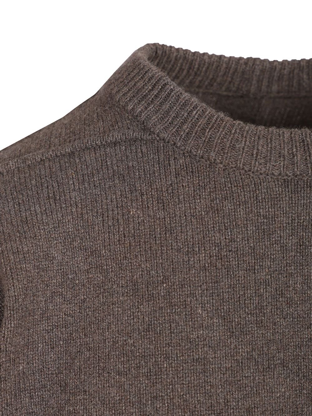 Rick Owens Crew Neck Sweater Knitwear - Beige | a8cd9f14cc09dac0aed13679aeb4b7d1b9748cfd