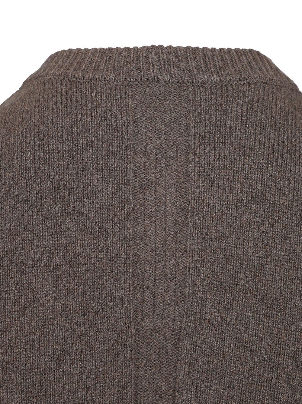 Rick Owens Crew Neck Sweater Knitwear - Beige | 0444833b6043f78ac1a45445cea3fc6039b99224