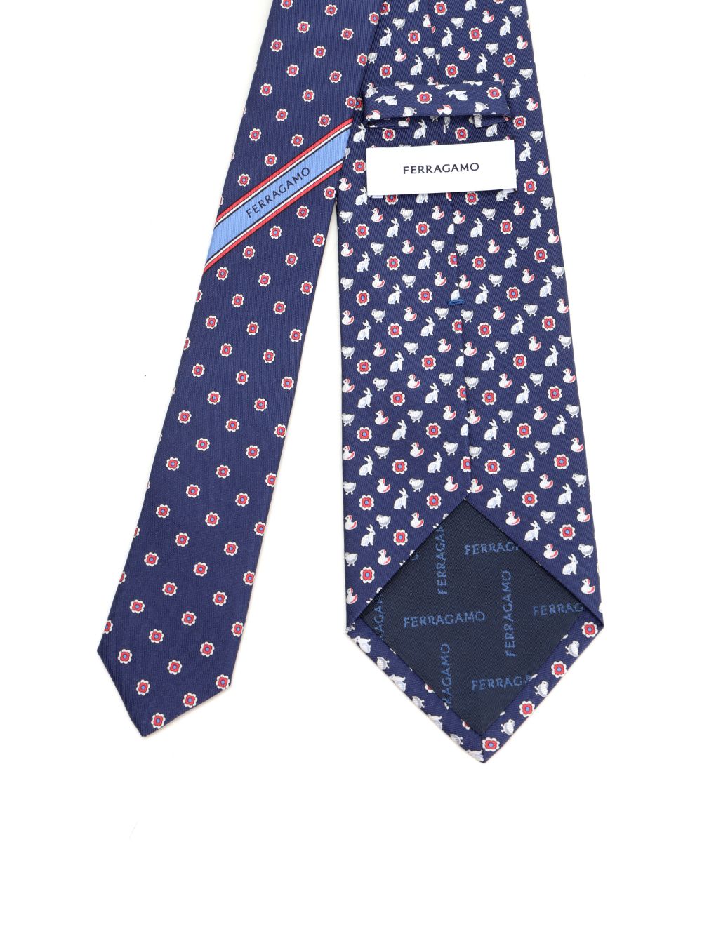 Ferragamo Silk Tie Ties And Bow Ties - Blue | f55aea5d2d8444ffa55d4220e5f2993d3b0ecb9e