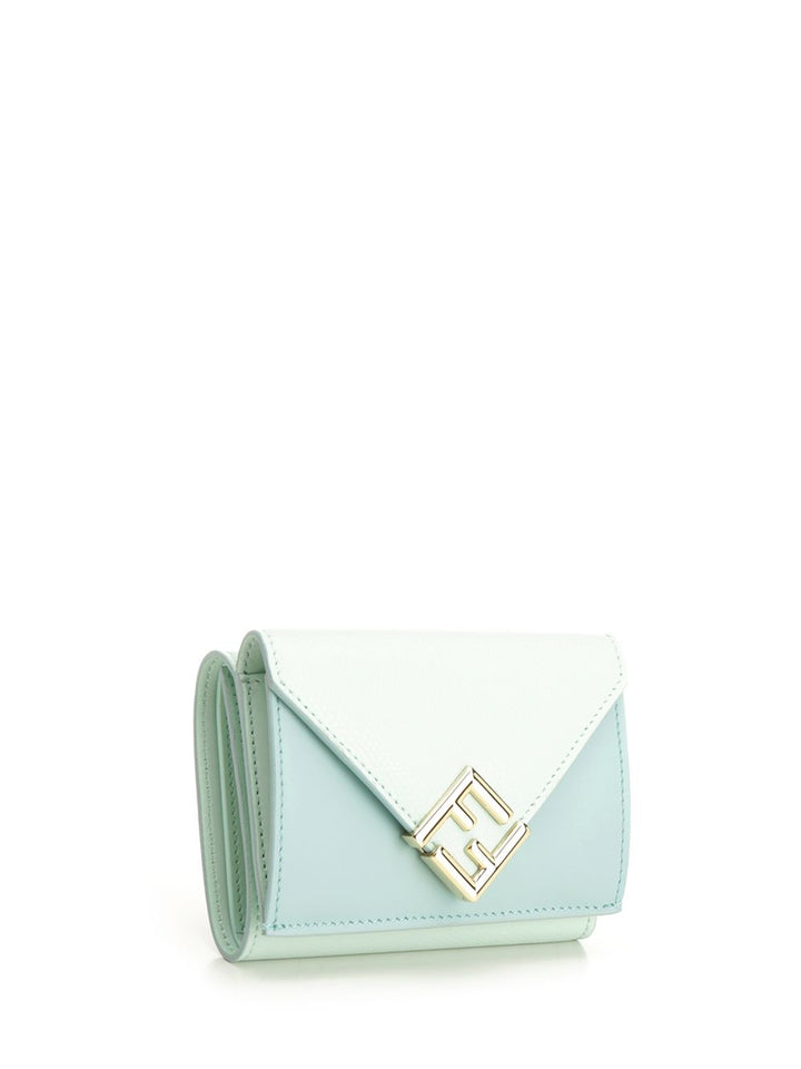 Fendi Ff Diamonds Wallets - Green | 516df25fb2451793c9f7d0b74c11db3ccc008f7a