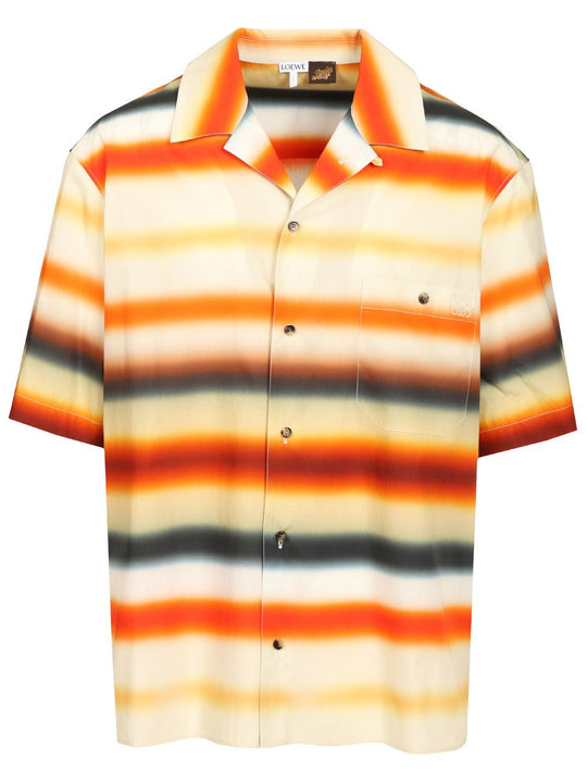 Short-Sleeved Cotton Shirt Shirts Multicolor