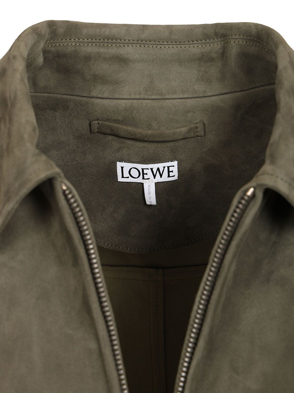 Loewe Zip-Up Jacket Jackets - Green | 37509cd040fa2291c3e58b1cca7d98a98a0b0eef