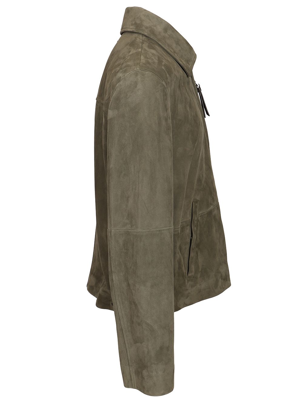 Loewe Zip-Up Jacket Jackets - Green | 103b6451e29f6a84faf75b4ee2e05d06517bd38a
