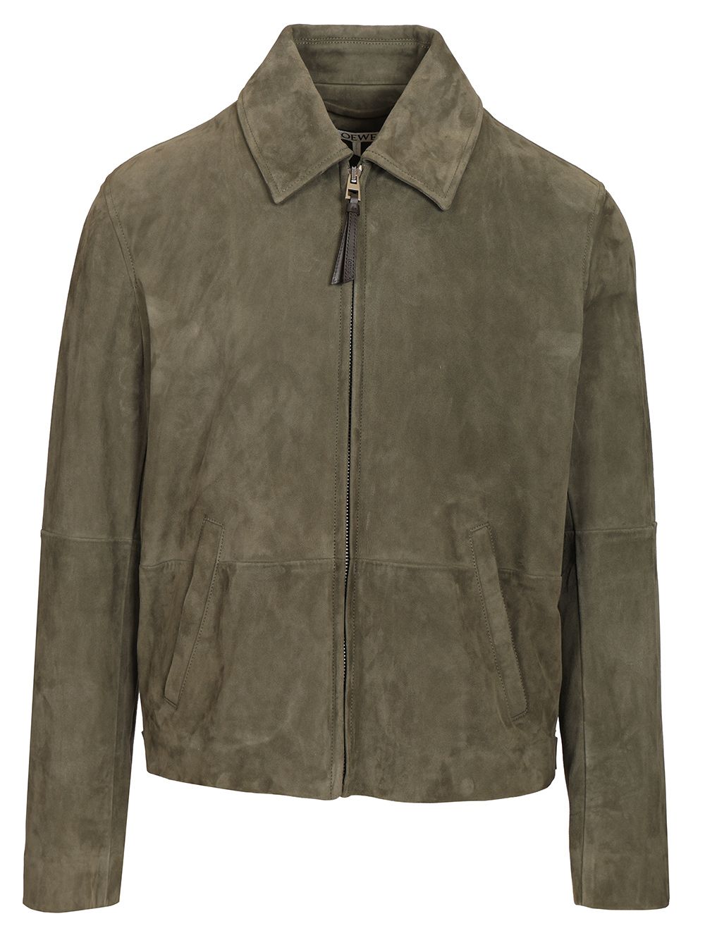Loewe Zip-Up Jacket Jackets - Green | 713b2172570d8930cf8ea9f2e3810295deeff56c