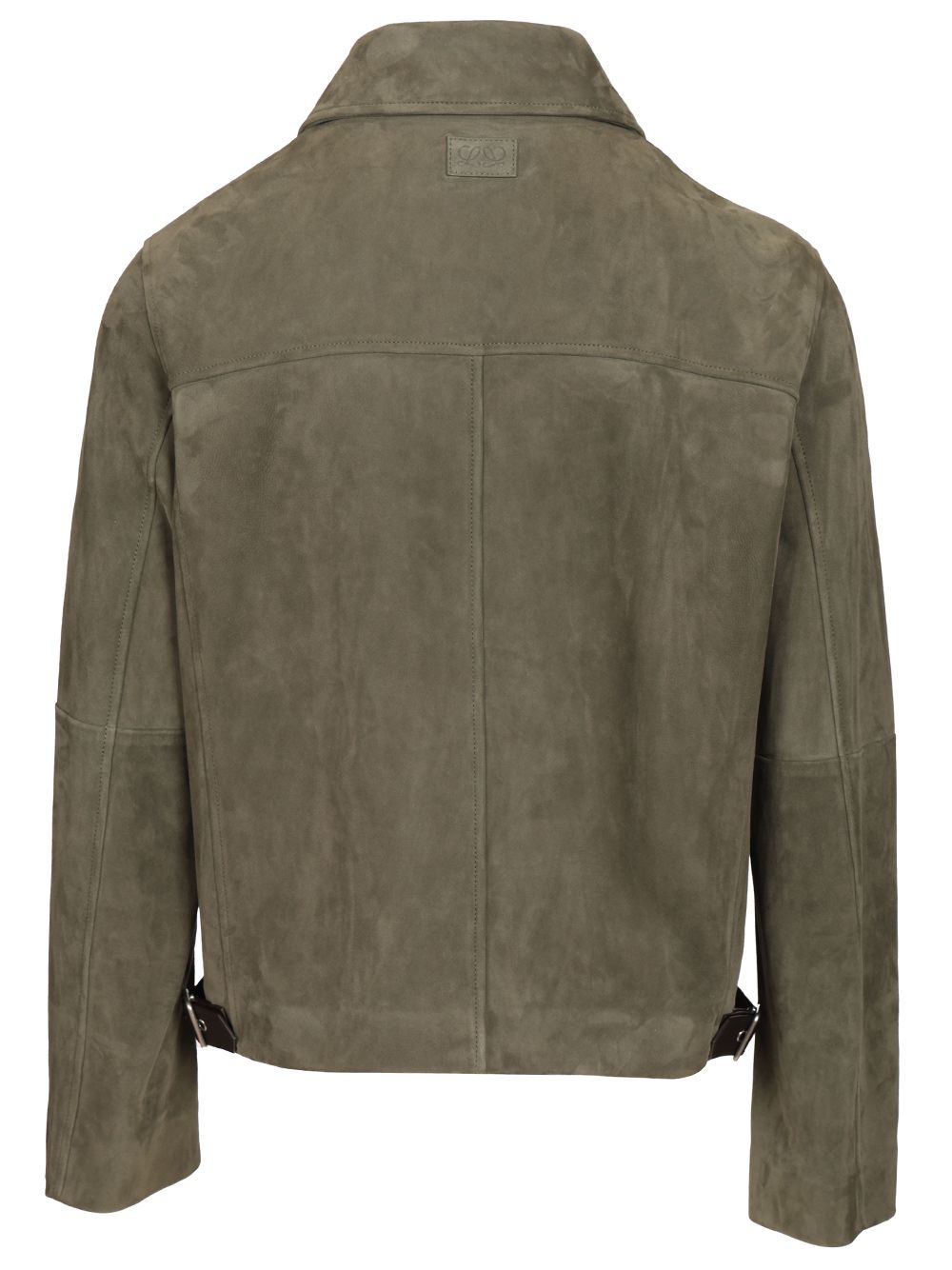 Loewe Lightweight Suede Lambskin Jacket Jackets - Green | 5e1dde44f6ad700f73a6c65d410026d9cfc08eb6