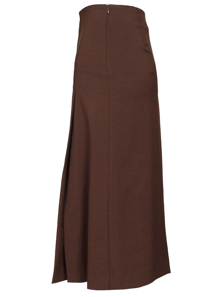 Al Duca D'Aosta Long Skirt Skirts - Brown | f5cd1a19712ab6f5806dde42c9beaf67f3c30a78