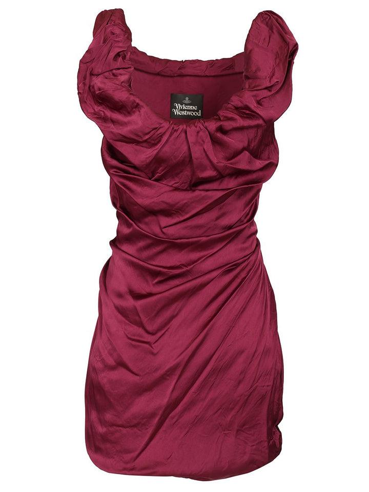 Vivienne Westwood Twisted Ginnie Dress Dresses - Bordeaux | 2037b1c450e2be7be7801fa57f0cb03e64ac2e37