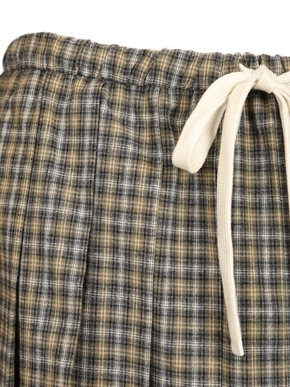 Miu Miu Tartan Miniskirt Skirts - Green | 38bd123c4ea0a0bbb38c1829e937e5171715a8c1