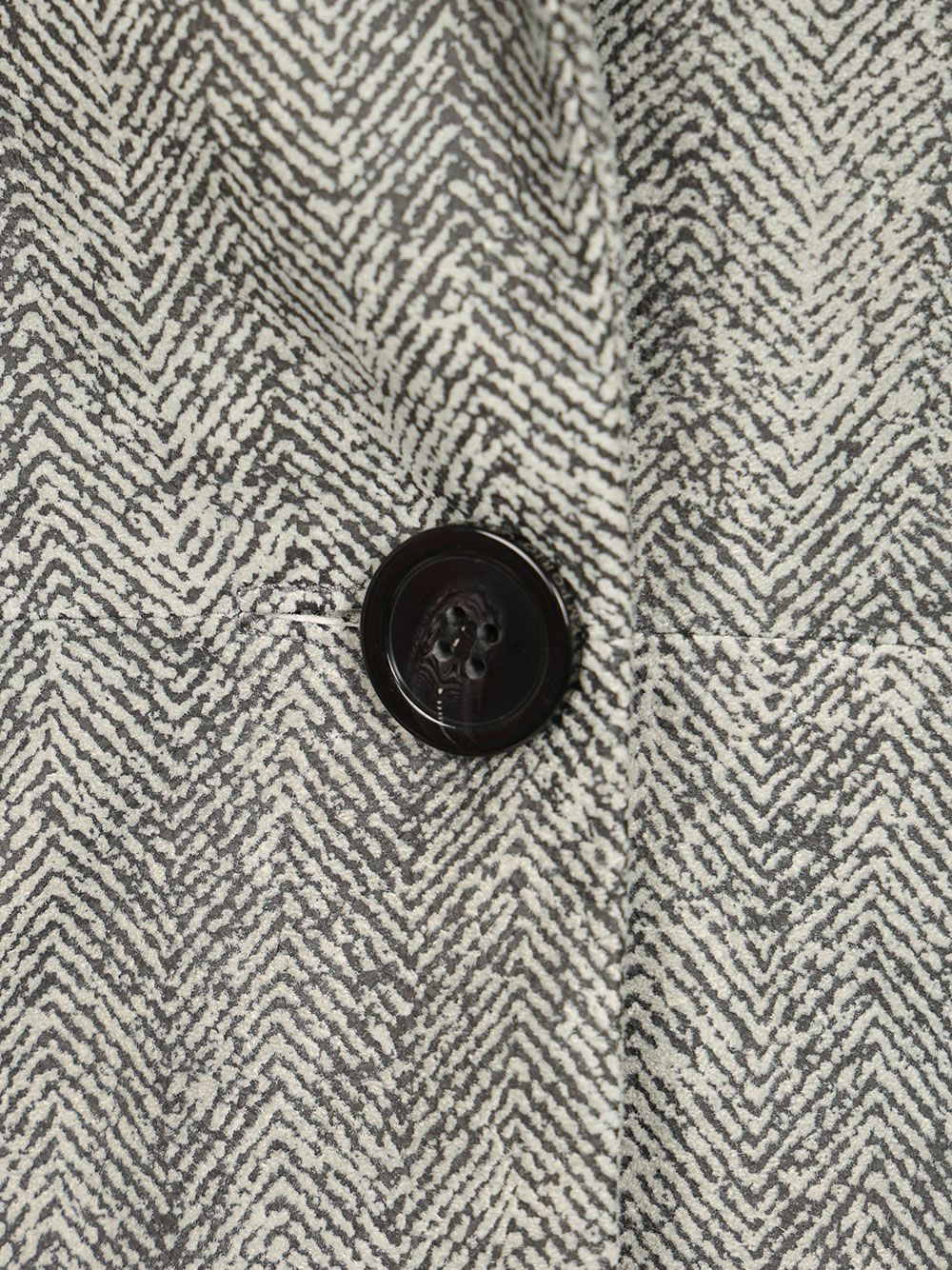 Emporio Armani Printed Chevron Leather Blazer Jackets - Grey | 24983dbc174020d41cbbb00e2934187909dee944