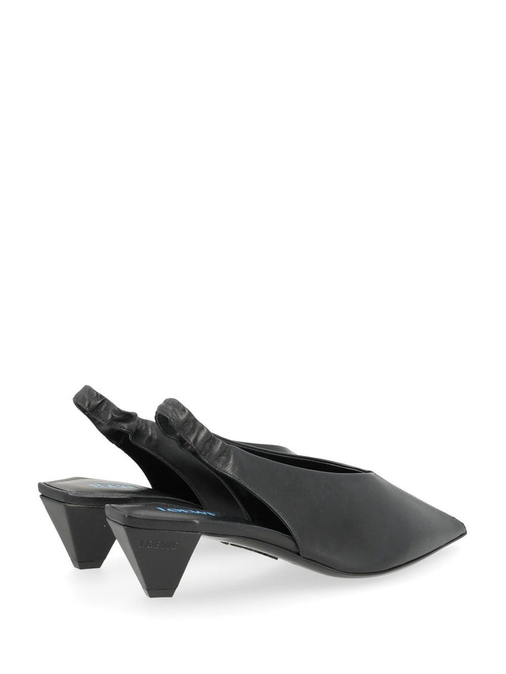Loewe Origami Cubic Slingback 45 Pumps - Black | 47f7de9c20f24982d800563f5cec6020d2c2f5a0