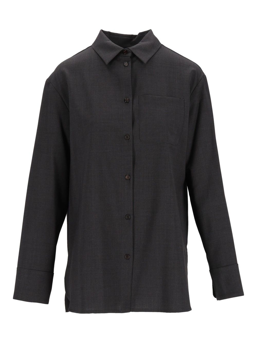 'S Max Mara Opera Wool Shirt Shirts - Grey | 267137cfbf0b331faefad89a6aced6f199f137bc