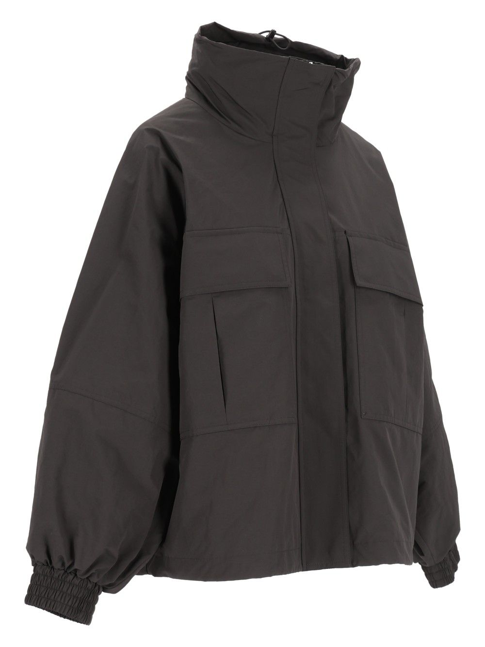 Weekend Max Mara Washed Water-Repellent Canvas Jacket Jackets - Black | 2df68bd8d6d94d4a44a10ccc9bf62165173e06a9