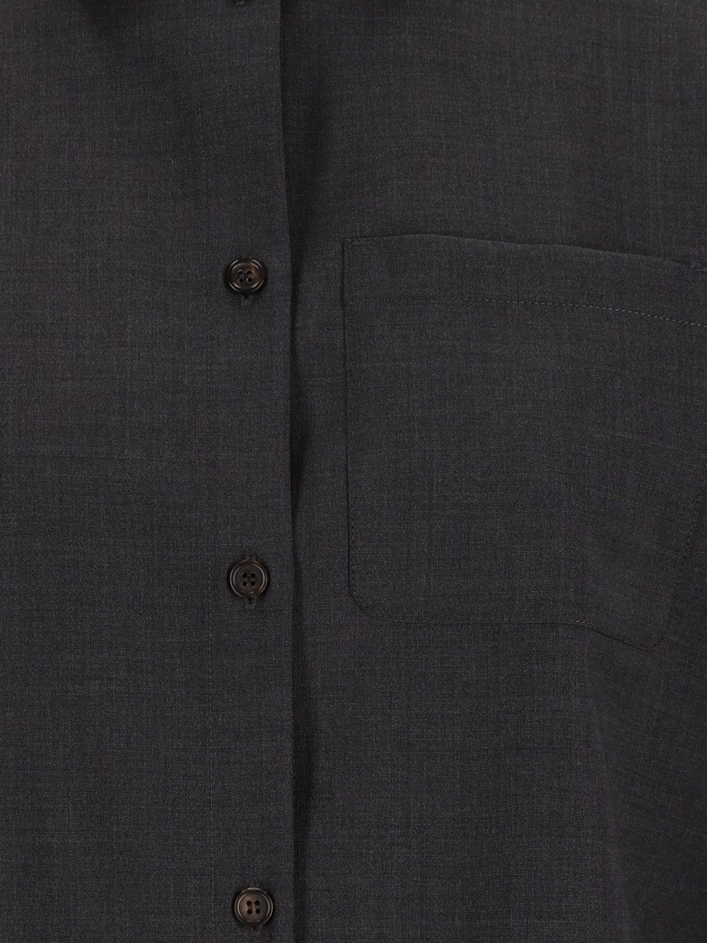 'S Max Mara Opera Wool Shirt Shirts - Grey | 576752991f3374dafb6b66069b3e7f1285312364