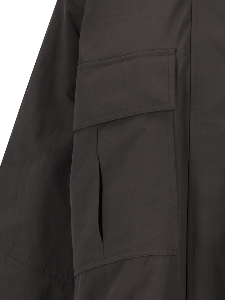 Weekend Max Mara Washed Water-Repellent Canvas Jacket Jackets - Black | 581af4970b49539233d2dd1f23b9141488d5c3f8