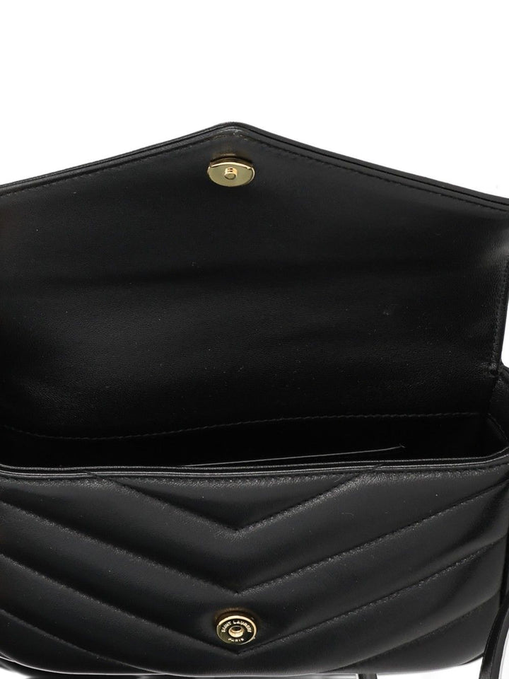 Saint Laurent Loulou Toy Crossbody Bags - Black | 882cf7914c34b1cac21d3c3af3e13568f08646d3
