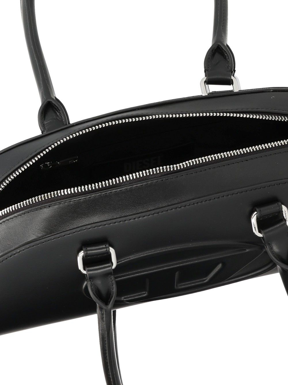 Diesel 1dr Dome Shoulder Ew Shoulder Bags - Black | 6ceb895f289db65d0ed491c20cb0c0ea684e6a66