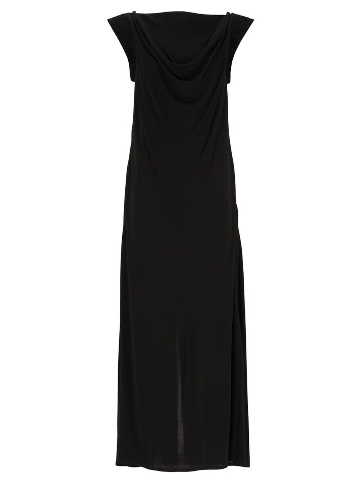 Bottega Veneta Crepe Viscose Jersey Dress Dresses - Black | 6d8e87a670c5a4186db63681aca7bfa50c18a500