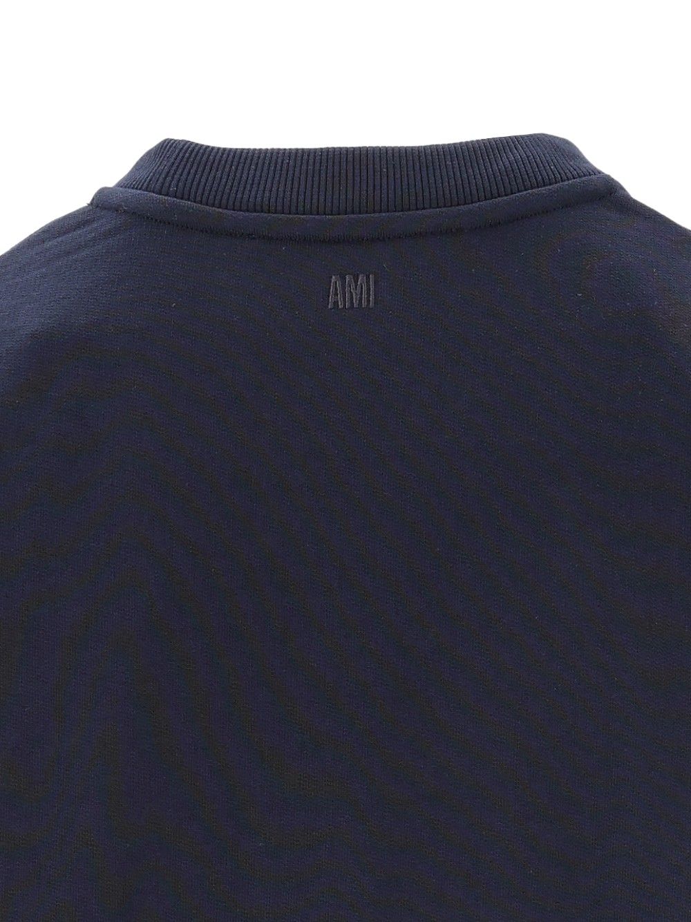 Ami Ribbed Sweatshirt Sweatshirts - Black | 163aa01108aa382e85227d23ab24b66d1f06730b