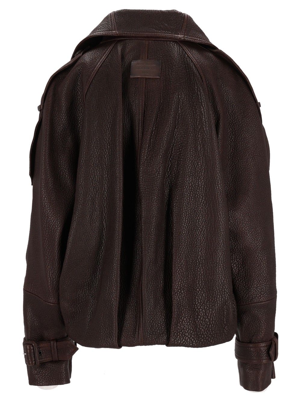 Acne Studios Full Grain Leather Jacket Jackets - Brown | 981ad73e523d1a744a4c8abc4f2ec766a1c5c6d8