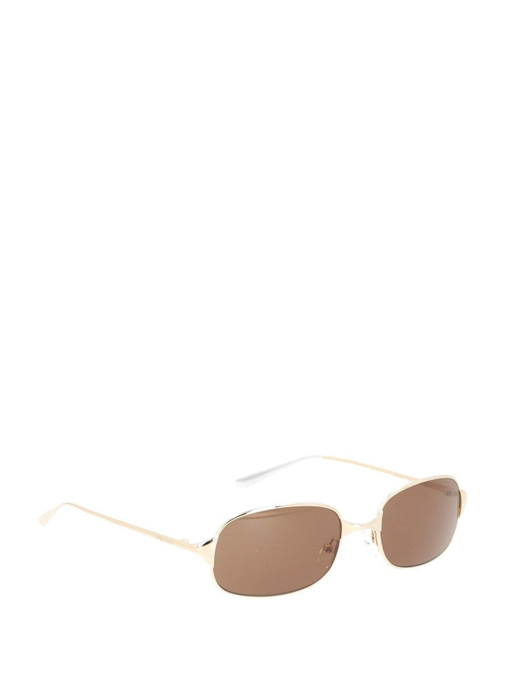 Mcqueen Metal Sun Glasses - Gold | 0e171b7a26c16967c71a79e182a72cd5ad576f7e