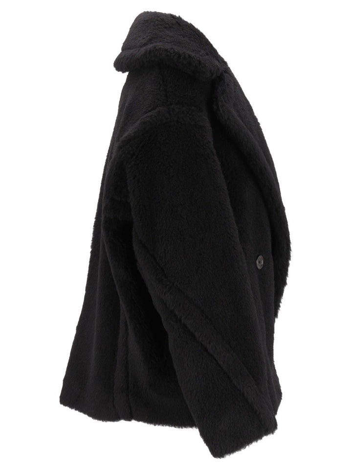 Max Mara Short Teddy Trousers - Black | 09f9cc99183c24420470928c4889262e8b25df05