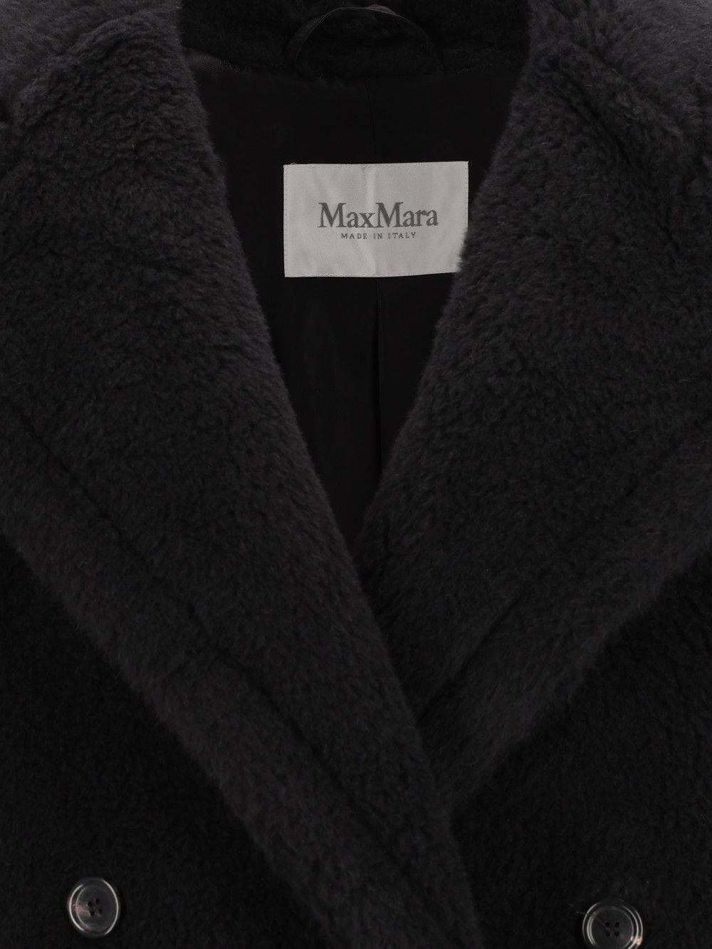 Max Mara Short Teddy Trousers - Black | 4766f9727d25902193bd46afab6c5b348f855149